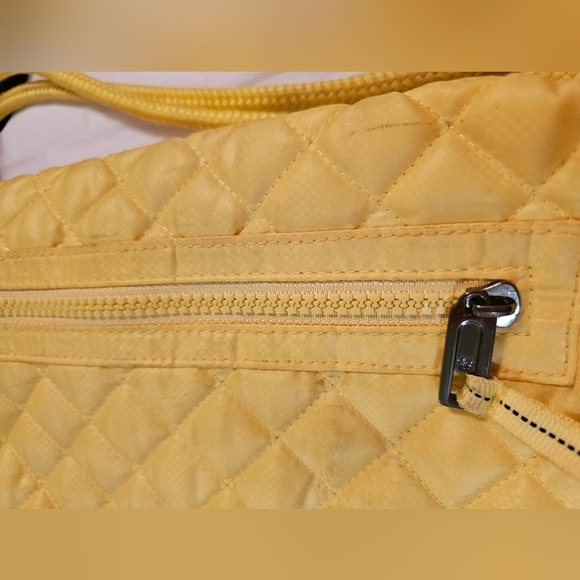 Oliver Thomas Tennis Backpack Drawstring Bag Cinch Yellow - Picture 12 of 15